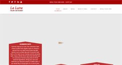 Desktop Screenshot of laluna-restaurant.co.uk